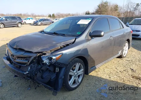 2013 Toyota Corolla S from USA, damaged, VIN 2T1BU4EE5DC019034